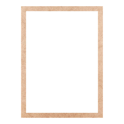 Recorte Moldura Ret 45 x 33 cm Borda 2 cm / MDF 3mm