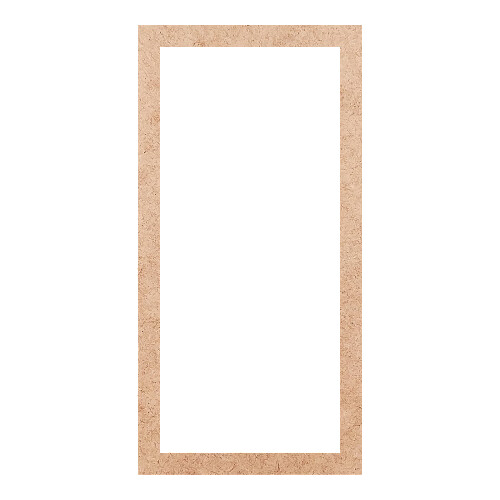 Recorte Moldura Ret 40 x 20 cm Borda 2 cm / MDF 3mm