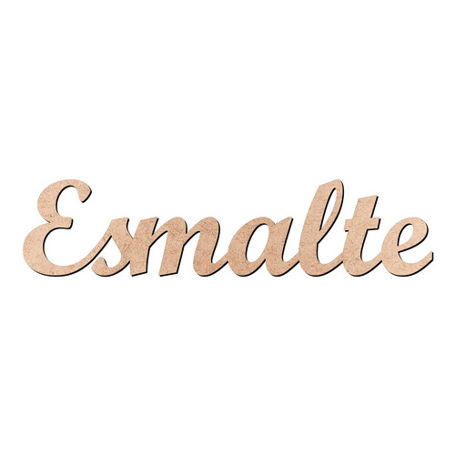 Recorte Esmalte Script Mt Std / MDF 3mm