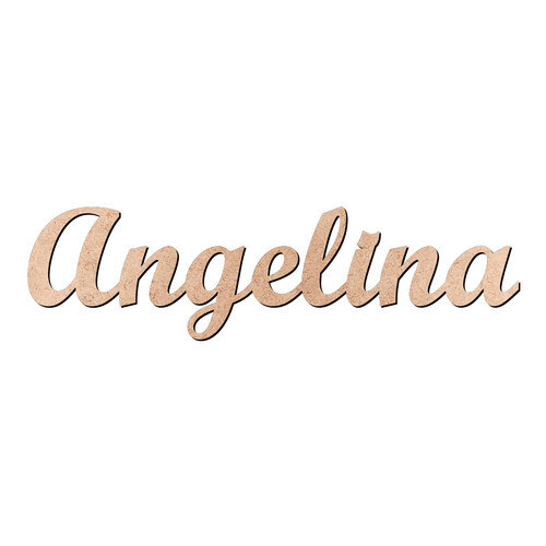 Recorte Angelina Script Mt Std / MDF 3mm