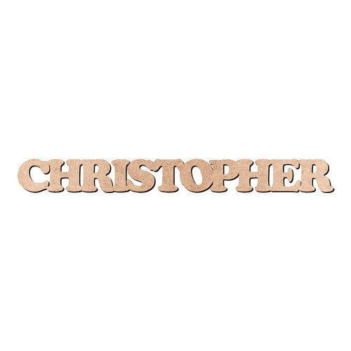 Recorte CHRISTOPHER Cooper Black / MDF 3mm