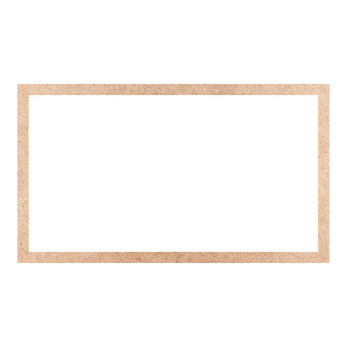 Recorte Moldura Ret 46 x 80 cm Borda 3 cm / MDF 3mm