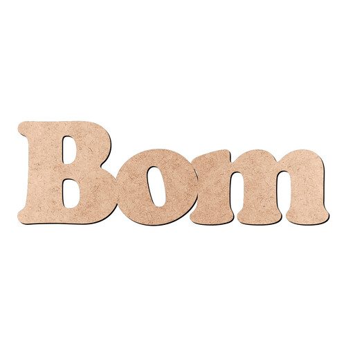 Recorte Bom Cooper Black / MDF 3mm