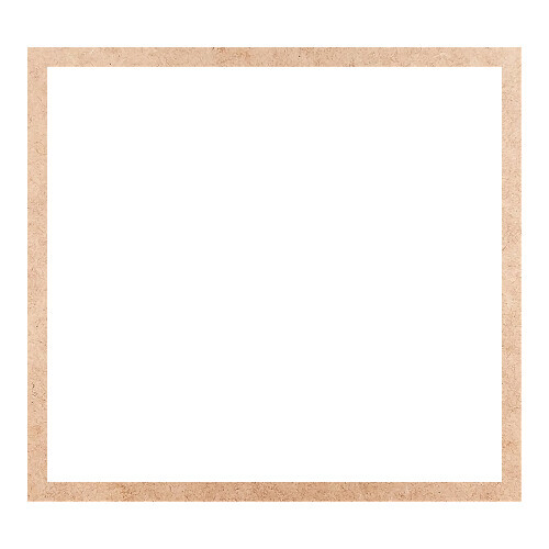 Recorte Moldura Ret 46 x 50 cm Borda 2 cm / MDF 3mm