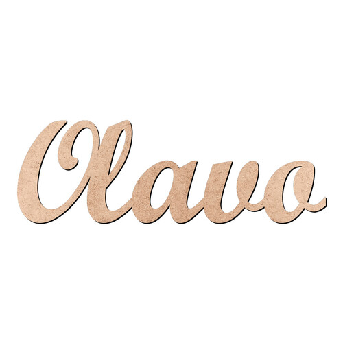 Recorte Olavo Script Mt Std / MDF 3mm