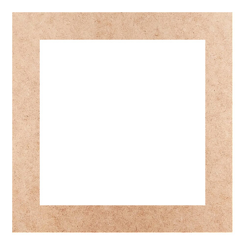 Recorte Moldura Quadrada 16 cm Borda 2 cm / MDF 3mm