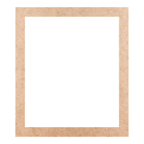 Recorte Moldura Ret 40 x 35 cm Borda 3 cm / MDF 3mm