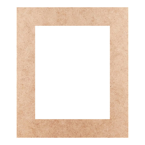 Recorte Moldura Ret 35 x 30 cm Borda 5 cm / MDF 3mm