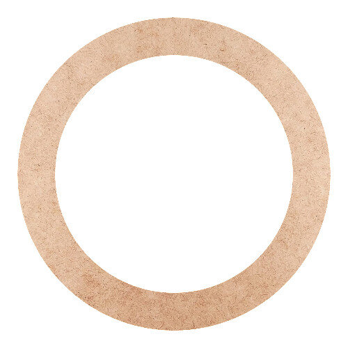 Recorte Moldura Circular 33 cm Borda 4 cm / MDF 3mm