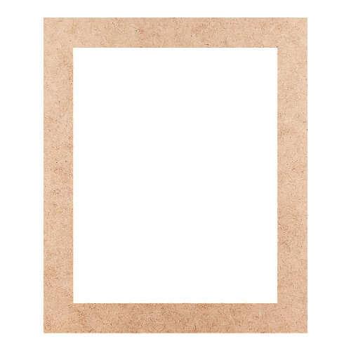Recorte Moldura Ret 31 x 26 cm Borda 3 cm / MDF 3mm