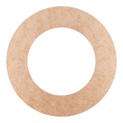 Recorte Moldura Circular 31 cm Borda 6 cm / MDF 3mm