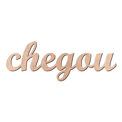 Recorte chegou Script Mt Std / MDF 3mm
