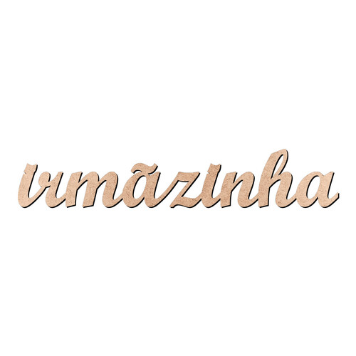 Recorte irmãzinha Script Mt Std / MDF 3mm