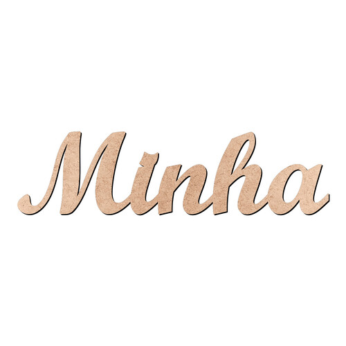 Recorte Minha Script Mt Std / MDF 3mm
