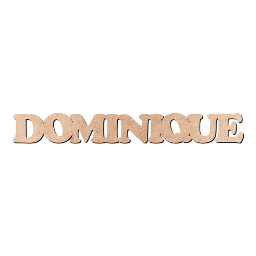 Recorte DOMINIQUE / MDF 3mm