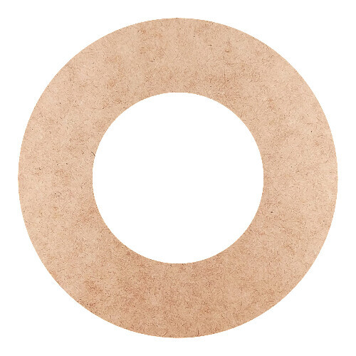 Recorte Moldura Circular 30 cm Borda 7 cm / MDF 3mm