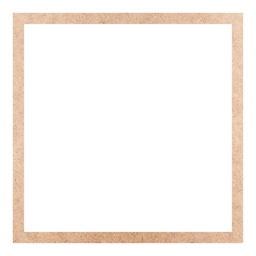 Recorte Moldura Quadrada 40 cm Borda 2 cm / MDF 3mm