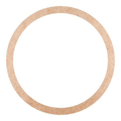 Recorte Moldura Circular 46 cm Borda 3 cm / MDF 3mm