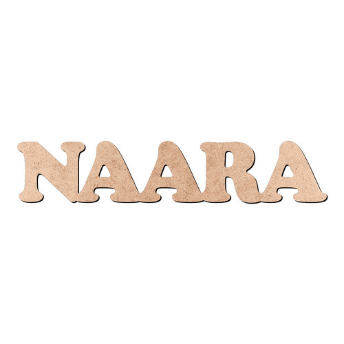 Recorte NAARA Cooper Black / MDF 3mm