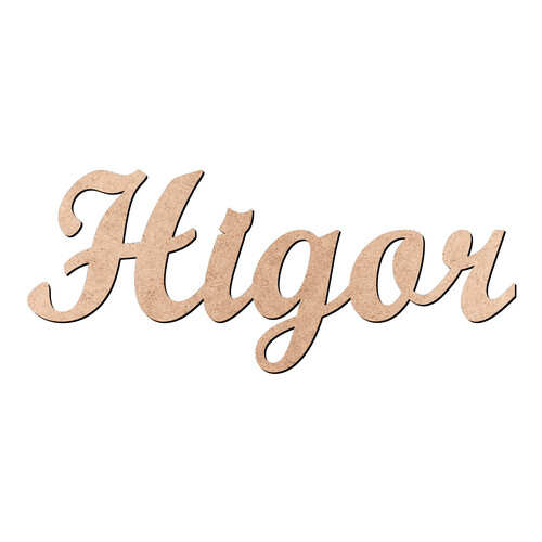 Recorte Higor Script Mt Std / MDF 3mm