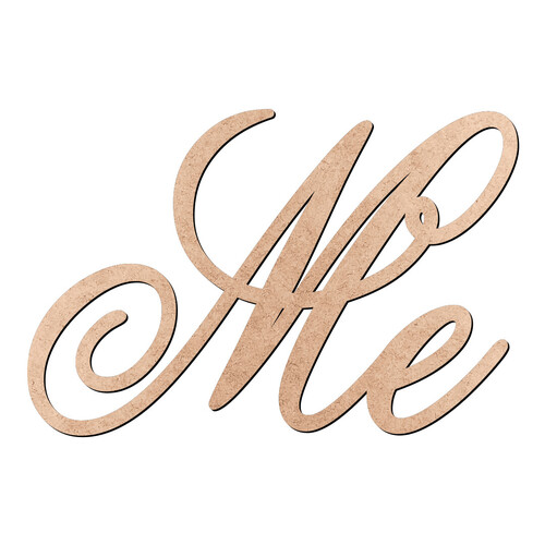 Recorte Me Old Script / MDF 3mm