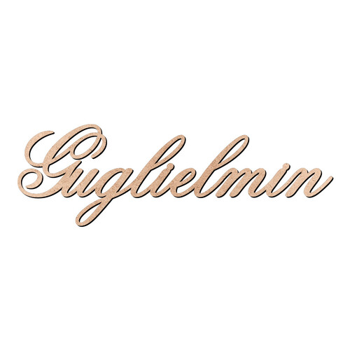 Recorte Guglielmin Old Script / MDF 3mm