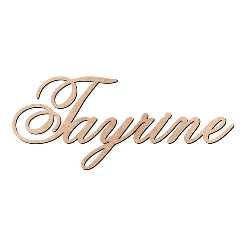 Recorte Tayrine Old Script / MDF 3mm
