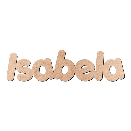 Recorte Isabela Porkys / MDF 3mm
