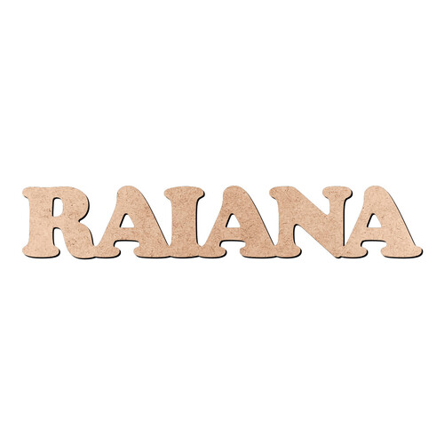 Recorte RAIANA Cooper Black / MDF 3mm