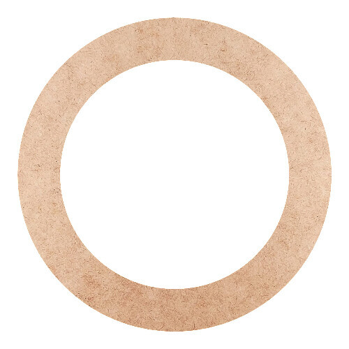 Recorte Moldura Circular 22 cm Borda 3 cm / MDF 3mm