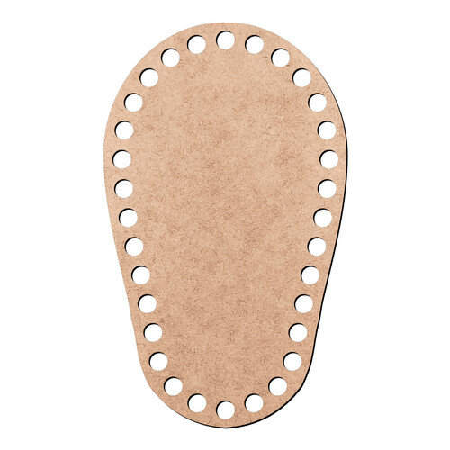 Recorte Base Cesto Sola Sapato 15 cm / MDF 3mm