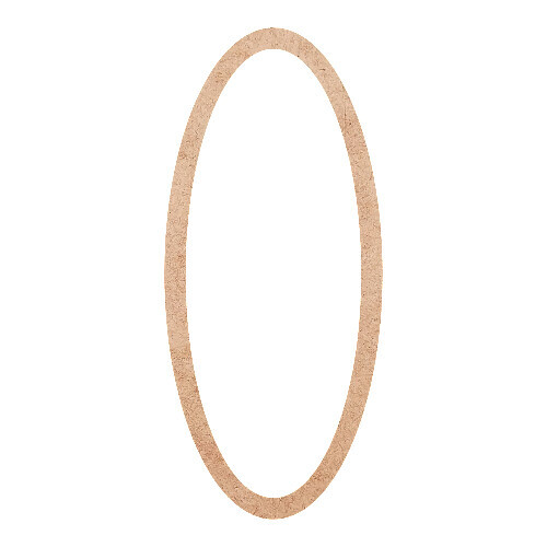 Recorte Moldura Arr 45 x 20 cm Borda 2 cm / MDF 3mm