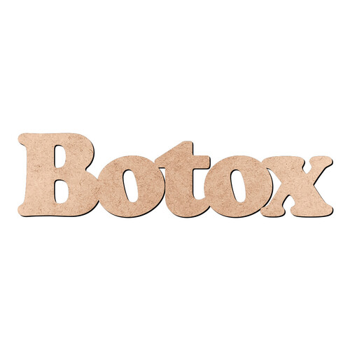 Recorte Botox Cooper Black / MDF 3mm