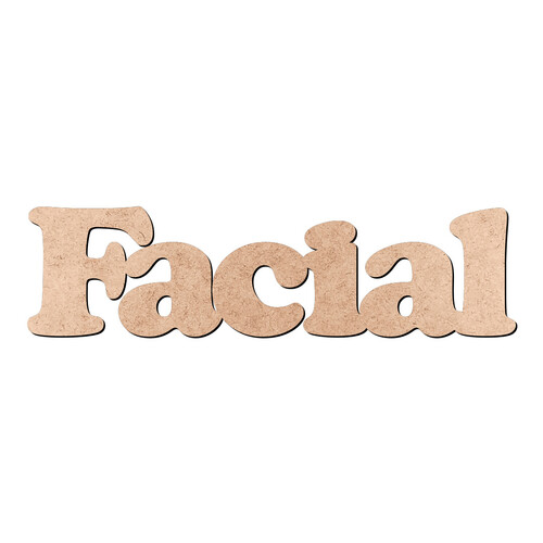 Recorte Facial Cooper Black / MDF 3mm