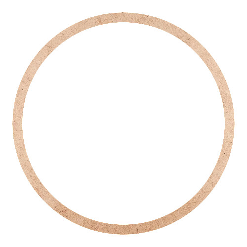 Recorte Moldura Circular 44 cm Borda 2 cm / MDF 3mm