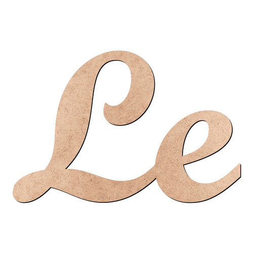 Recorte Le Script Mt Std / MDF 3mm