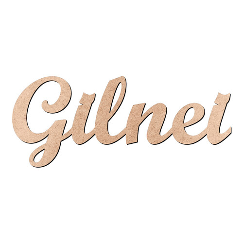 Recorte Gilnei Script Mt Std / MDF 3mm