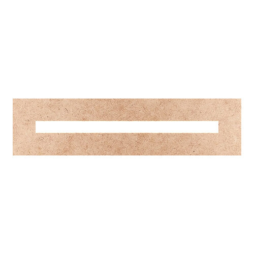 Recorte Moldura Ret 5 x 20 cm Borda 2 cm / MDF 3mm