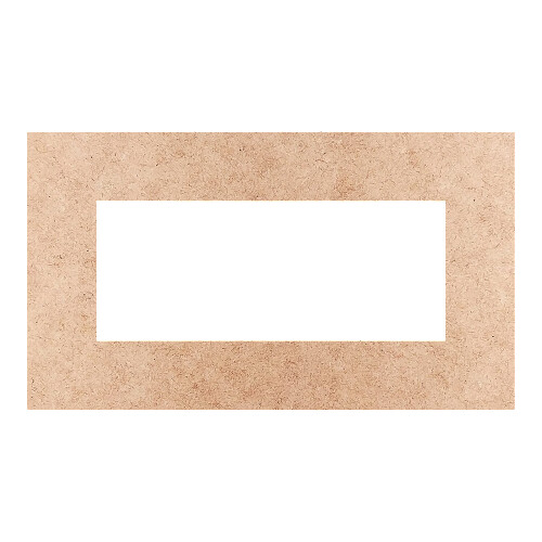 Recorte Moldura Ret 20 x 35 cm Borda 5 cm / MDF 3mm