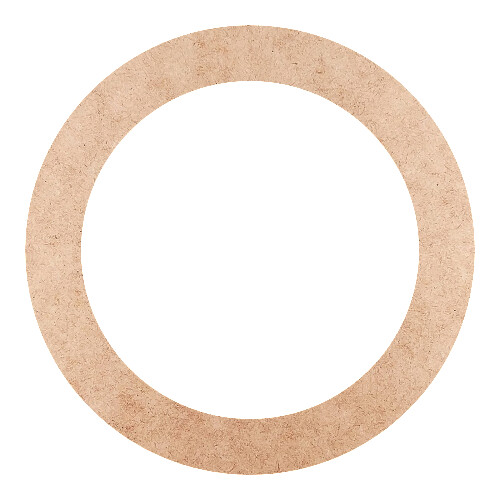 Recorte Moldura Circular 24 cm Borda 3 cm / MDF 3mm