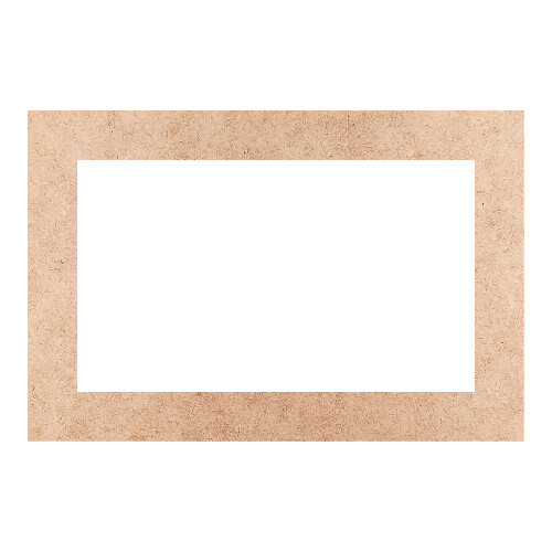 Recorte Moldura Ret 40 x 60 cm Borda 6 cm / MDF 3mm