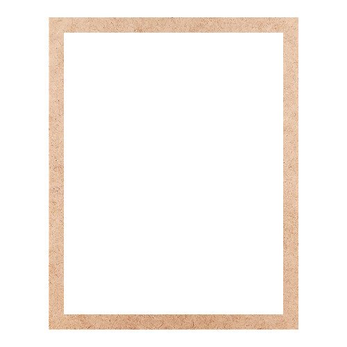 Recorte Moldura Ret 40 x 32 cm Borda 2 cm / MDF 3mm