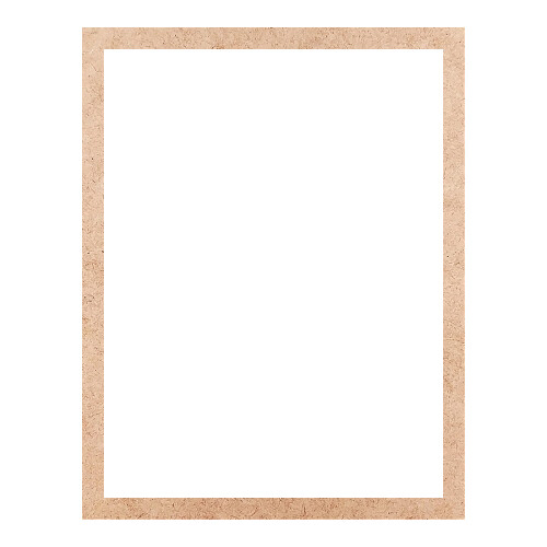 Recorte Moldura Ret 45 x 35 cm Borda 2 cm / MDF 3mm