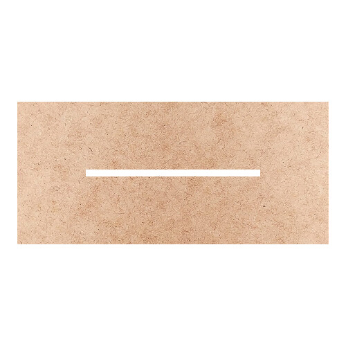 Recorte Moldura Ret 46 x 100 cm Borda 22 cm / MDF 3mm