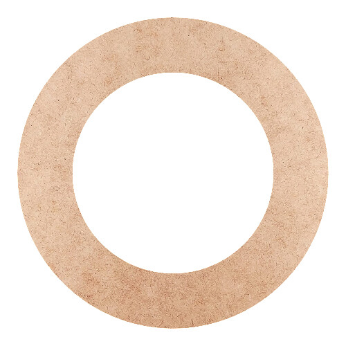 Recorte Moldura Circular 45 cm Borda 8 cm / MDF 3mm
