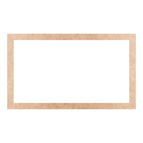 Recorte Moldura Ret 46 x 78 cm Borda 4 cm / MDF 3mm