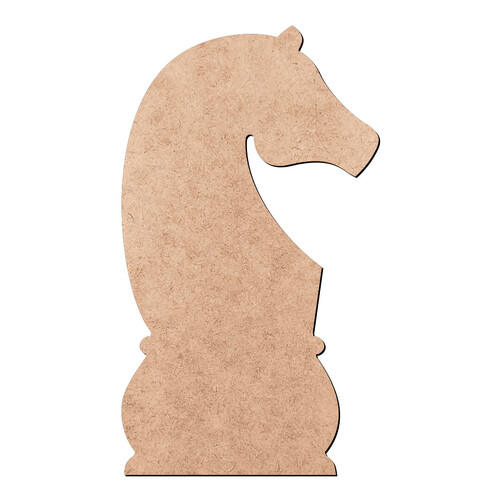Recorte Cavalo Xadrez / MDF 3mm