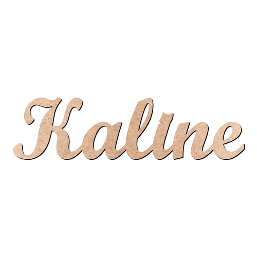Recorte Kaline Script Mt Std / MDF 3mm