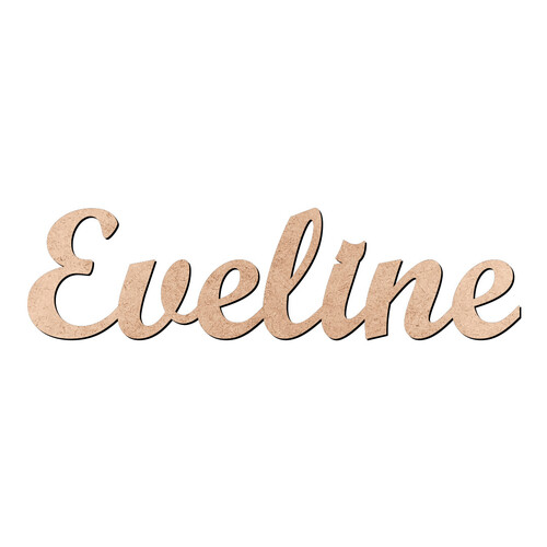 Recorte Eveline Script Mt Std / MDF 3mm