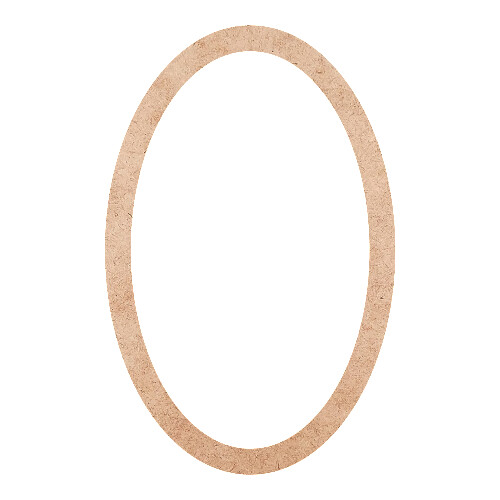 Recorte Moldura Arr 34 x 22 cm Borda 2 cm / MDF 3mm